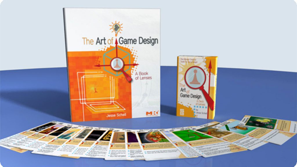 The art of game design book plus card game