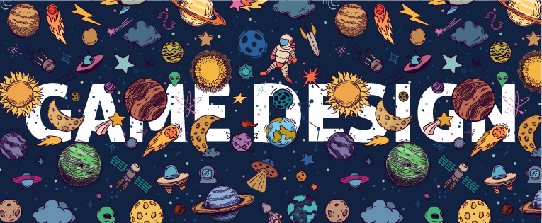 Game design, universe, and planets pattern