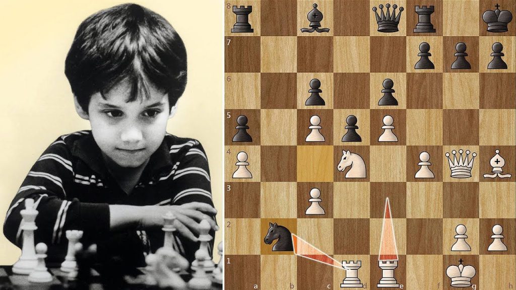 Photo of young Joshua Waitzkin during the biggest tournament of his young age, The Art of Learning